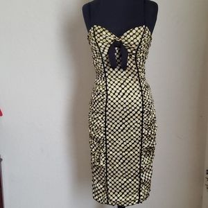Betsey Johnson polka dot dress size 2
